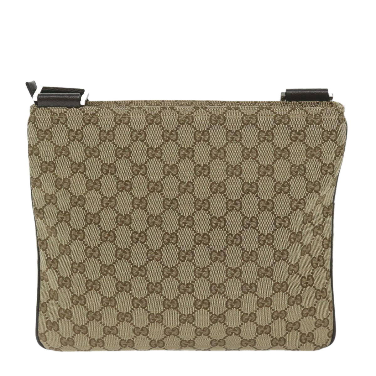 GUCCI GG Canvas Shoulder Bag Beige 256100 Auth ki3818 - 0