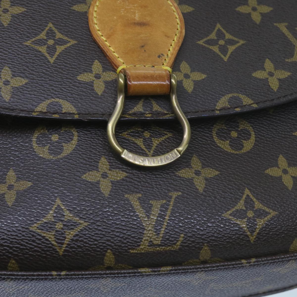 LOUIS VUITTON Monogram Saint Cloud GM Shoulder Bag M51242 LV Auth ki3825