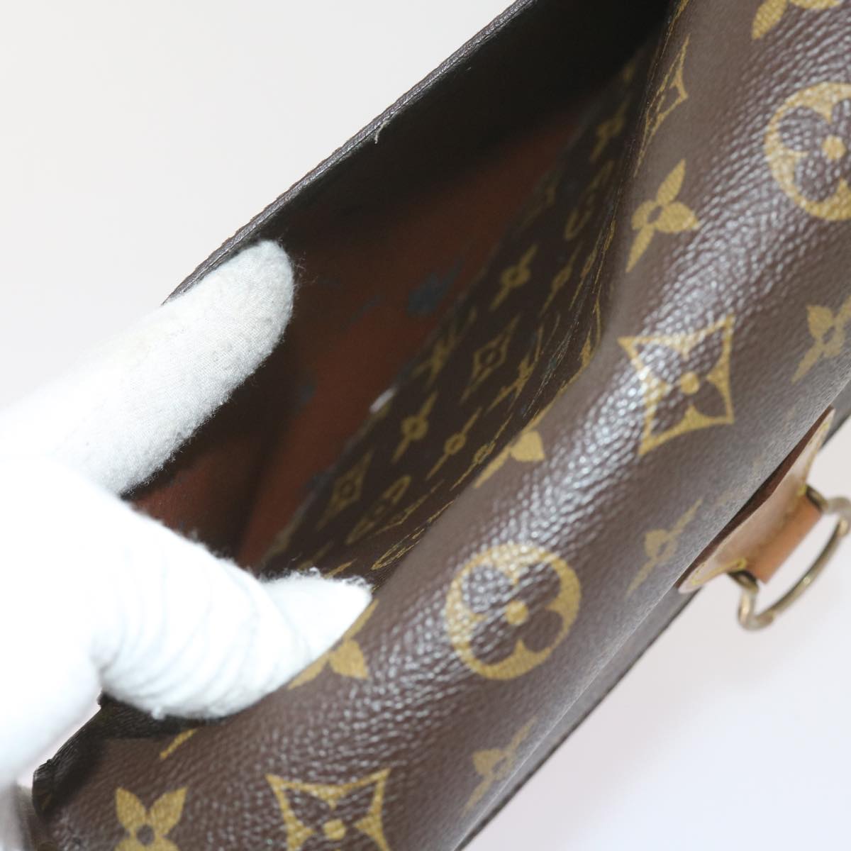 LOUIS VUITTON Monogram Saint Cloud GM Shoulder Bag M51242 LV Auth ki3825