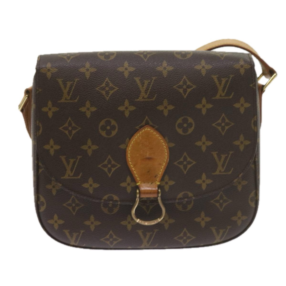 LOUIS VUITTON Monogram Saint Cloud GM Shoulder Bag M51242 LV Auth ki3825