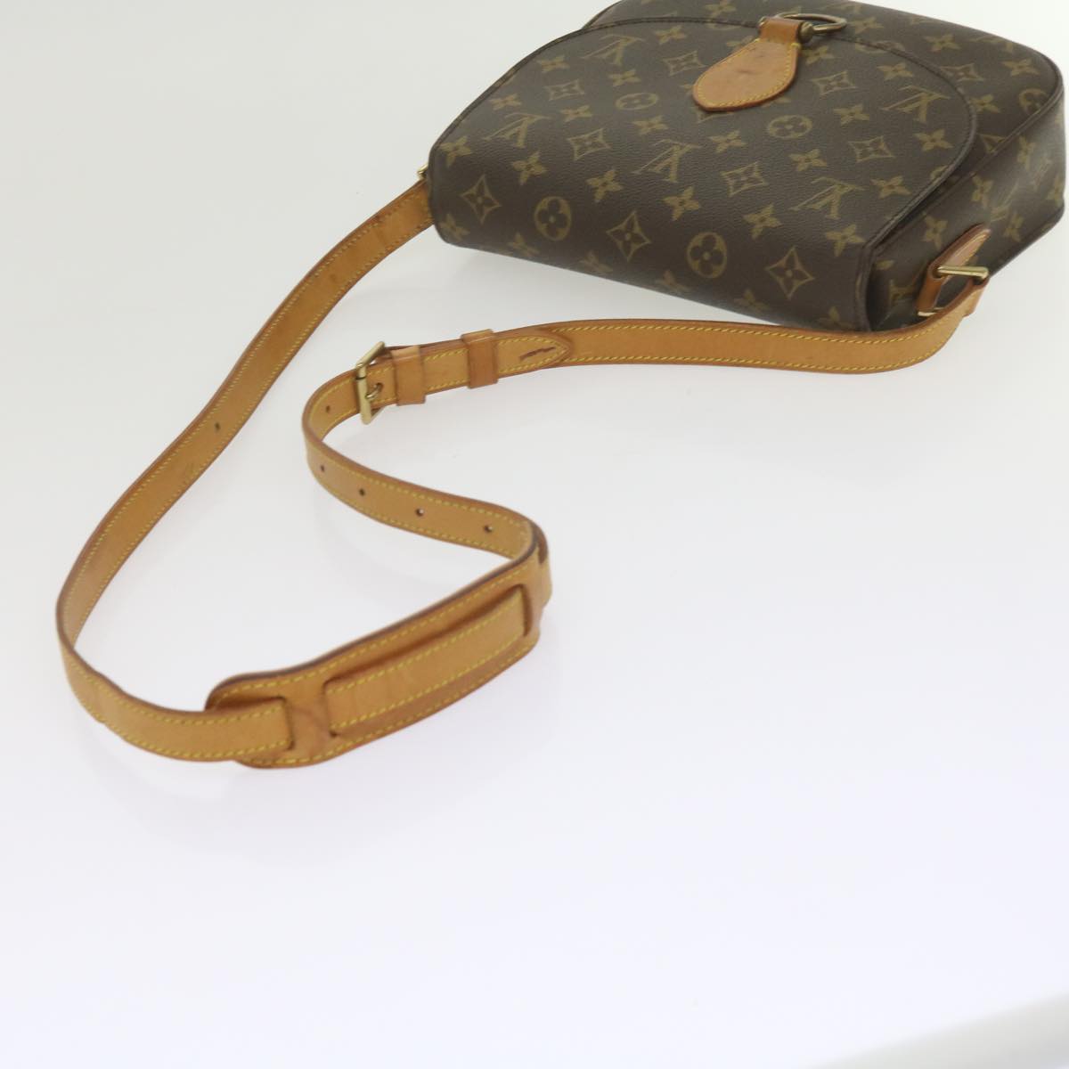 LOUIS VUITTON Monogram Saint Cloud GM Shoulder Bag M51242 LV Auth ki3825