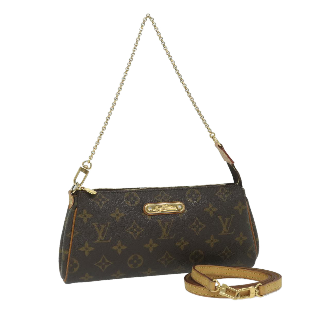 LOUIS VUITTON Monogram Eva Shoulder Bag 2way M95567 LV Auth ki3839