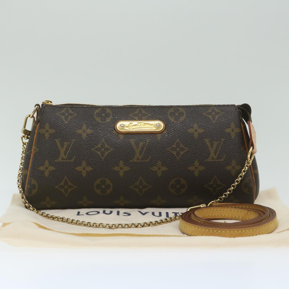 LOUIS VUITTON Monogram Eva Shoulder Bag 2way M95567 LV Auth ki3839