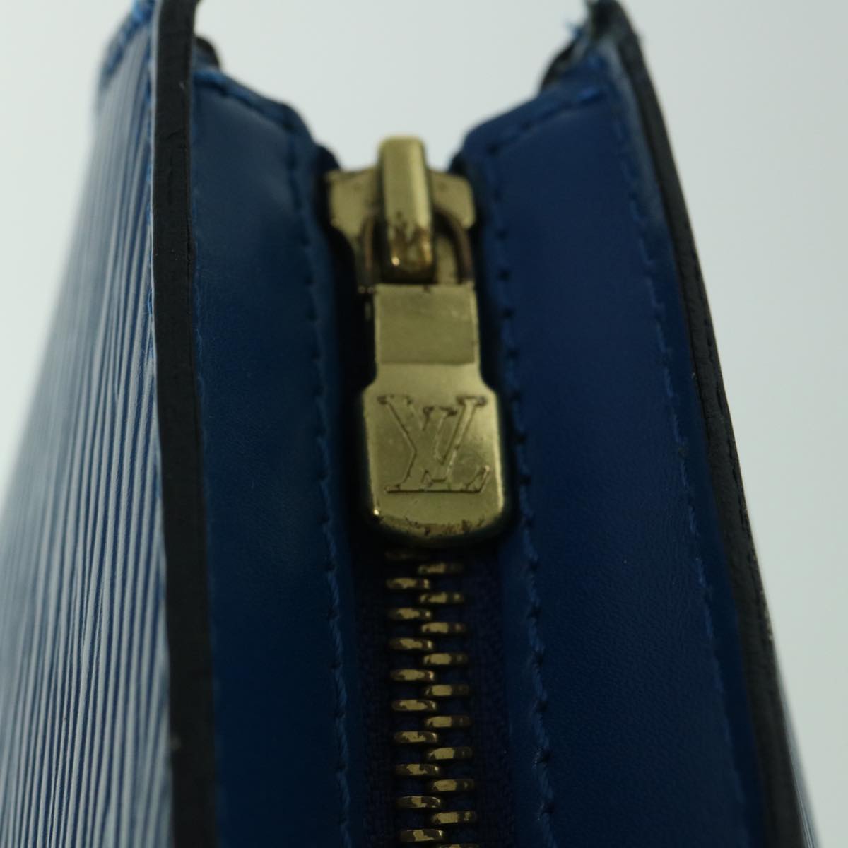 LOUIS VUITTON Epi Saint Jacques Shopping Shoulder Bag Blue M52275 LV Auth ki3857