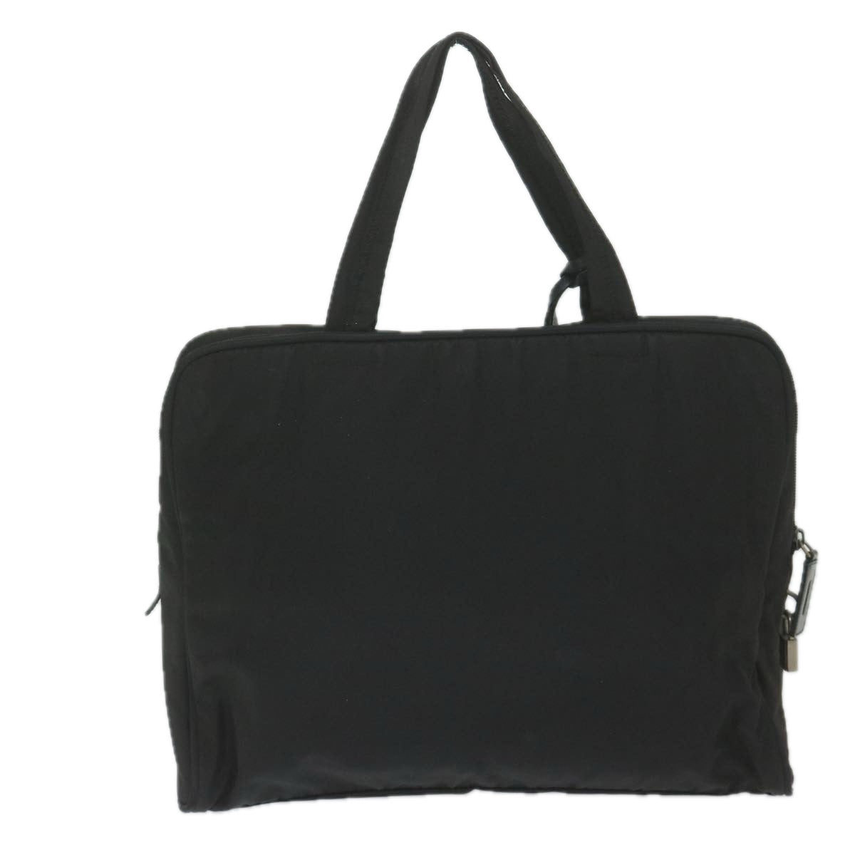 PRADA Hand Bag Nylon Black Auth ki3860 - 0
