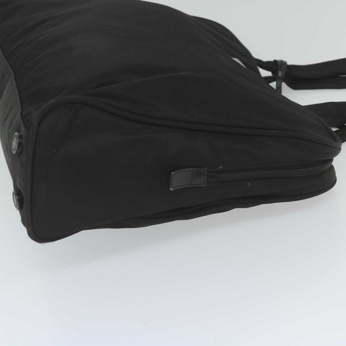 PRADA Hand Bag Nylon Black Auth ki3860