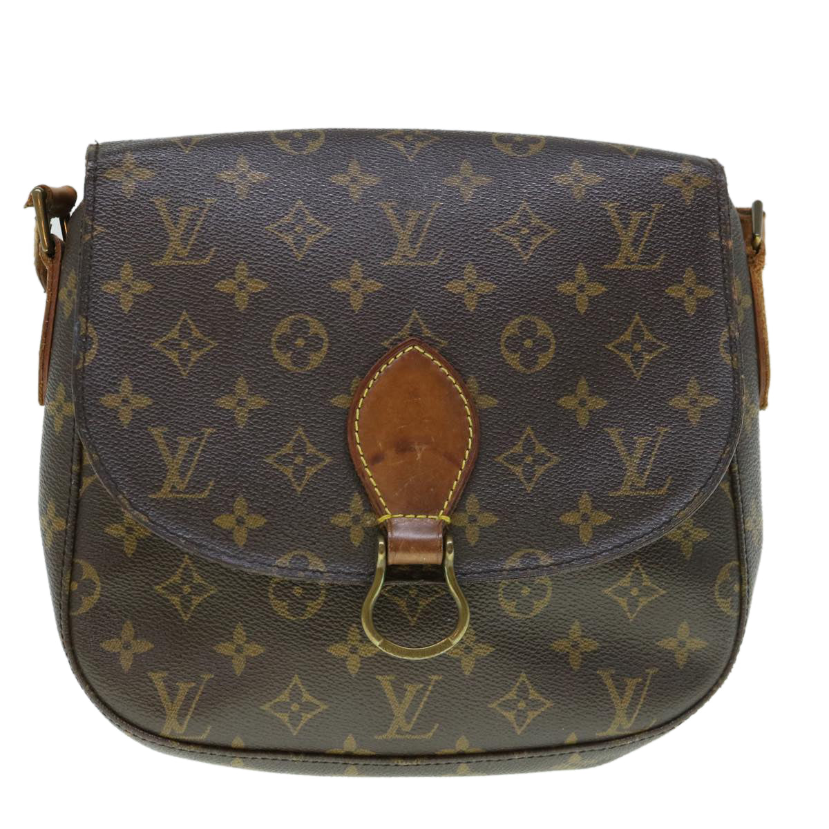 LOUIS VUITTON Monogram Saint Cloud GM Shoulder Bag M51242 LV Auth ki3895