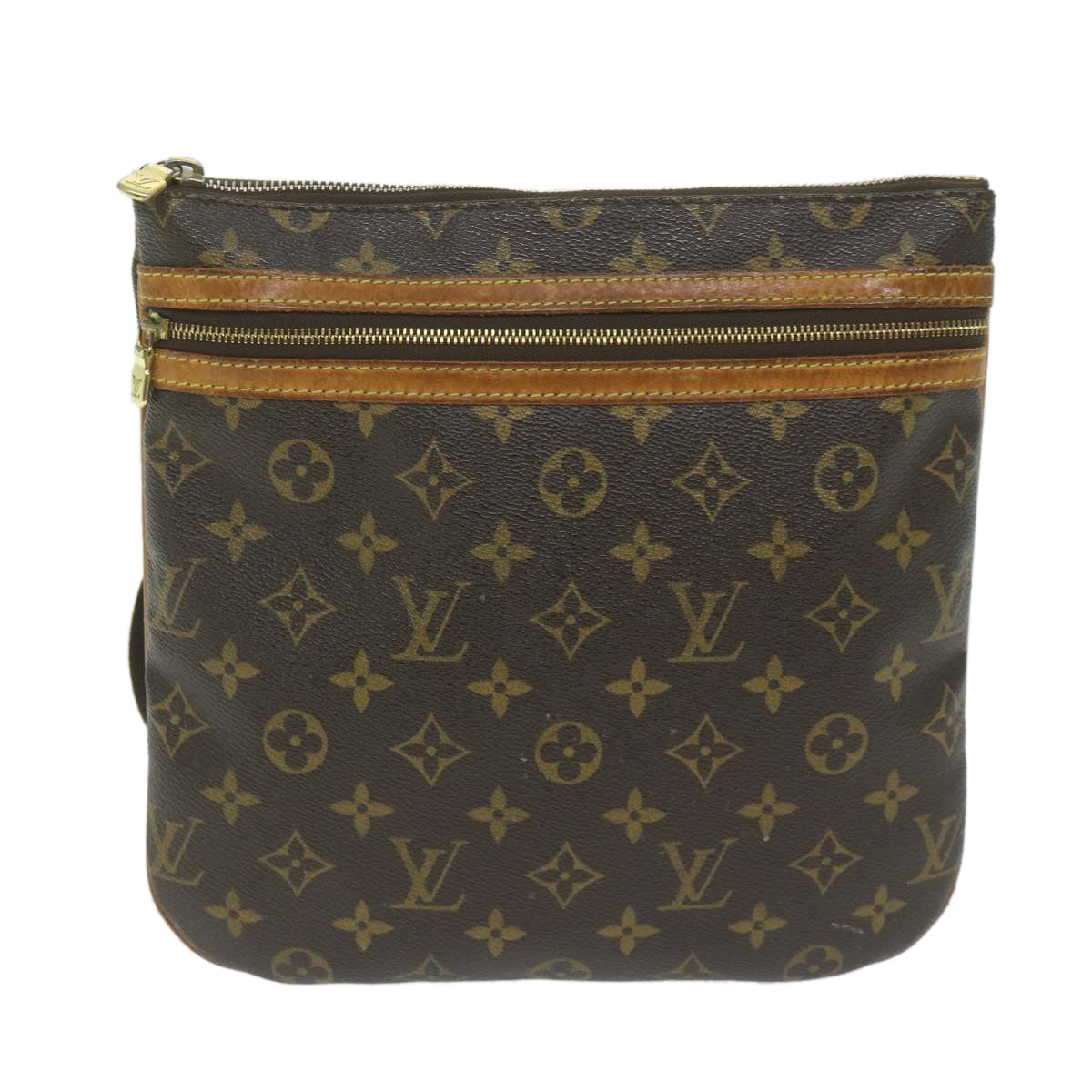 LOUIS VUITTON Monogram Pochette Bosphore Shoulder Bag M40044 LV Auth ki3914