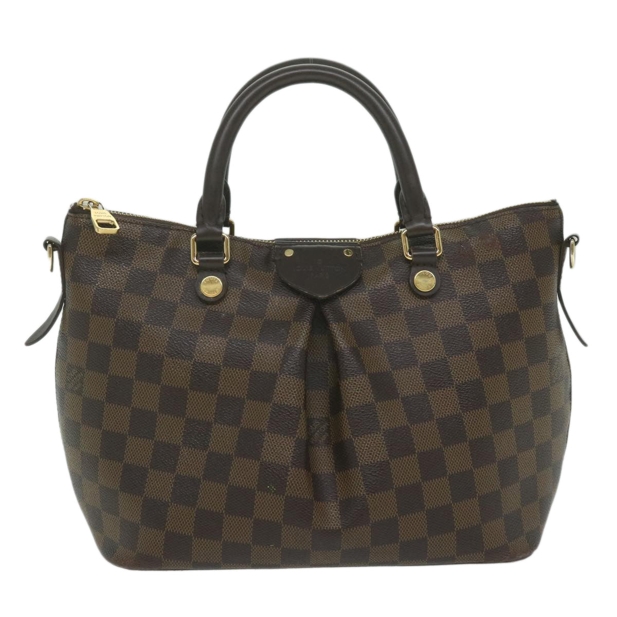 LOUIS VUITTON Damier Ebene Sienna PM Shoulder Bag N41545 LV Auth ki3917