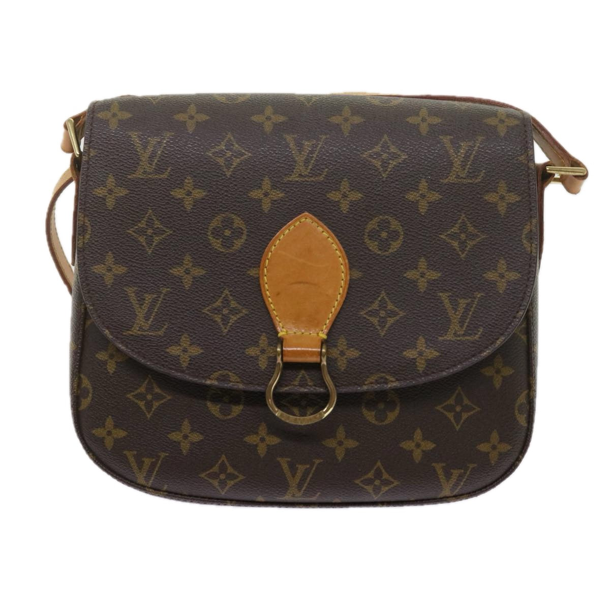 LOUIS VUITTON Monogram Saint Cloud GM Shoulder Bag M51242 LV Auth ki3936