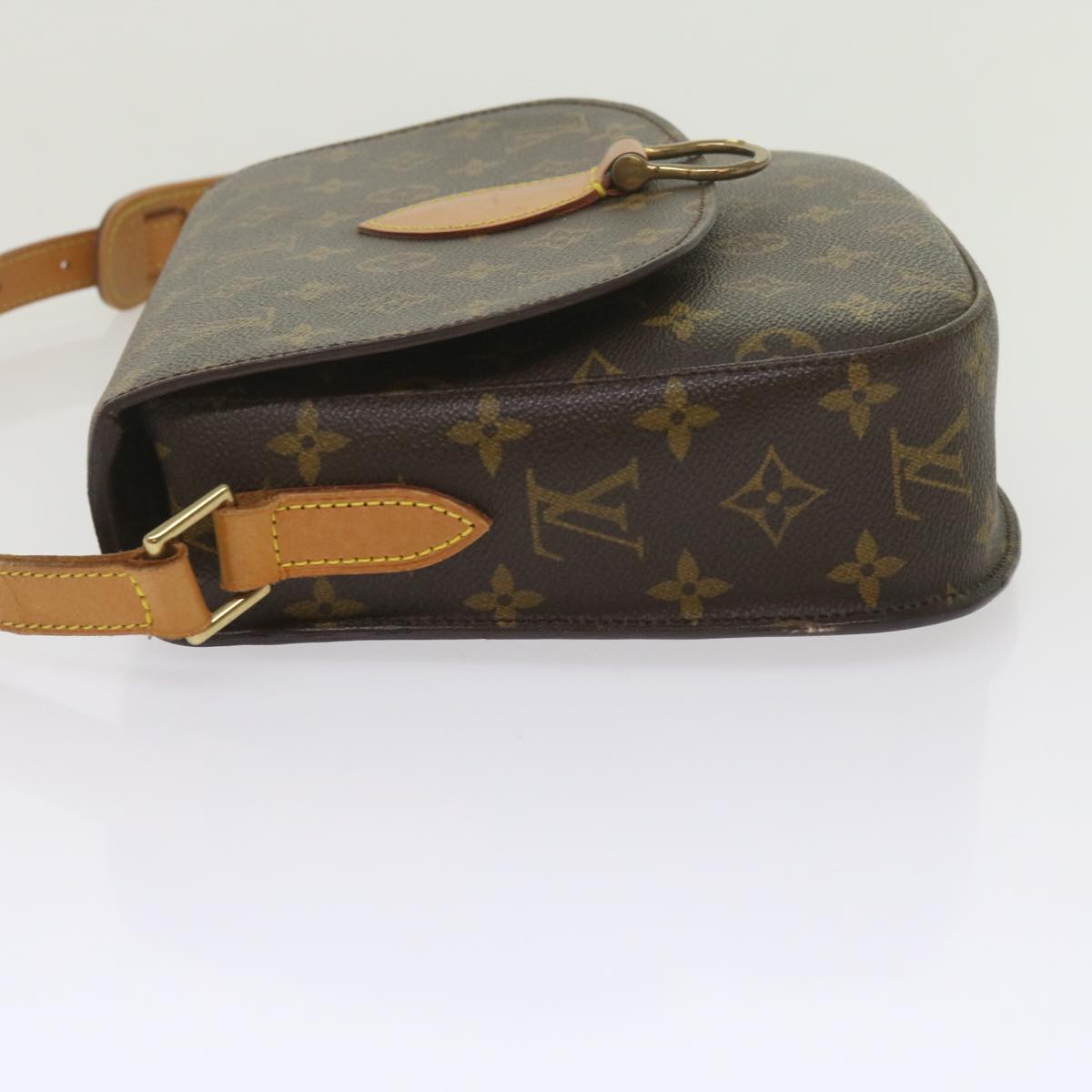 LOUIS VUITTON Monogram Saint Cloud GM Shoulder Bag M51242 LV Auth ki3936