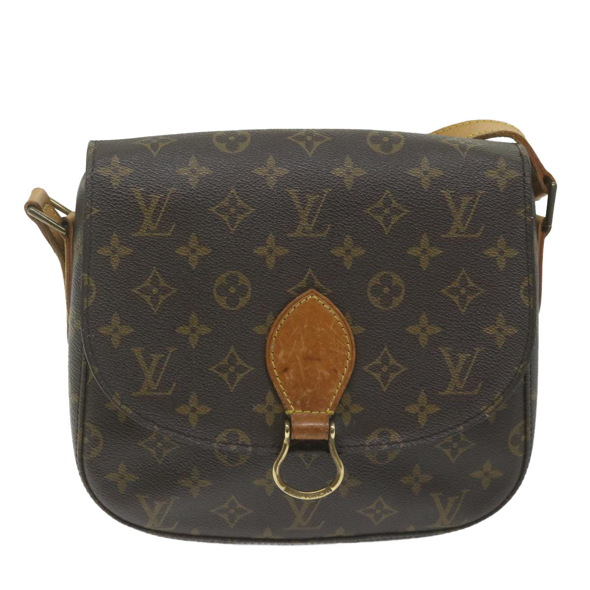 LOUIS VUITTON Monogram Saint Cloud GM Shoulder Bag M51242 LV Auth ki3954