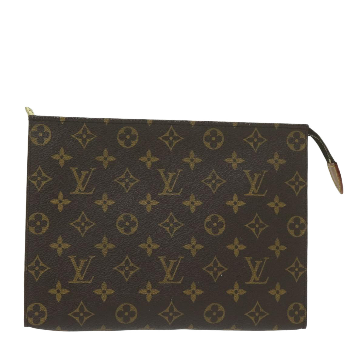 LOUIS VUITTON Monogram Poche Toilette 26 Pouch M47542 LV Auth ki3999