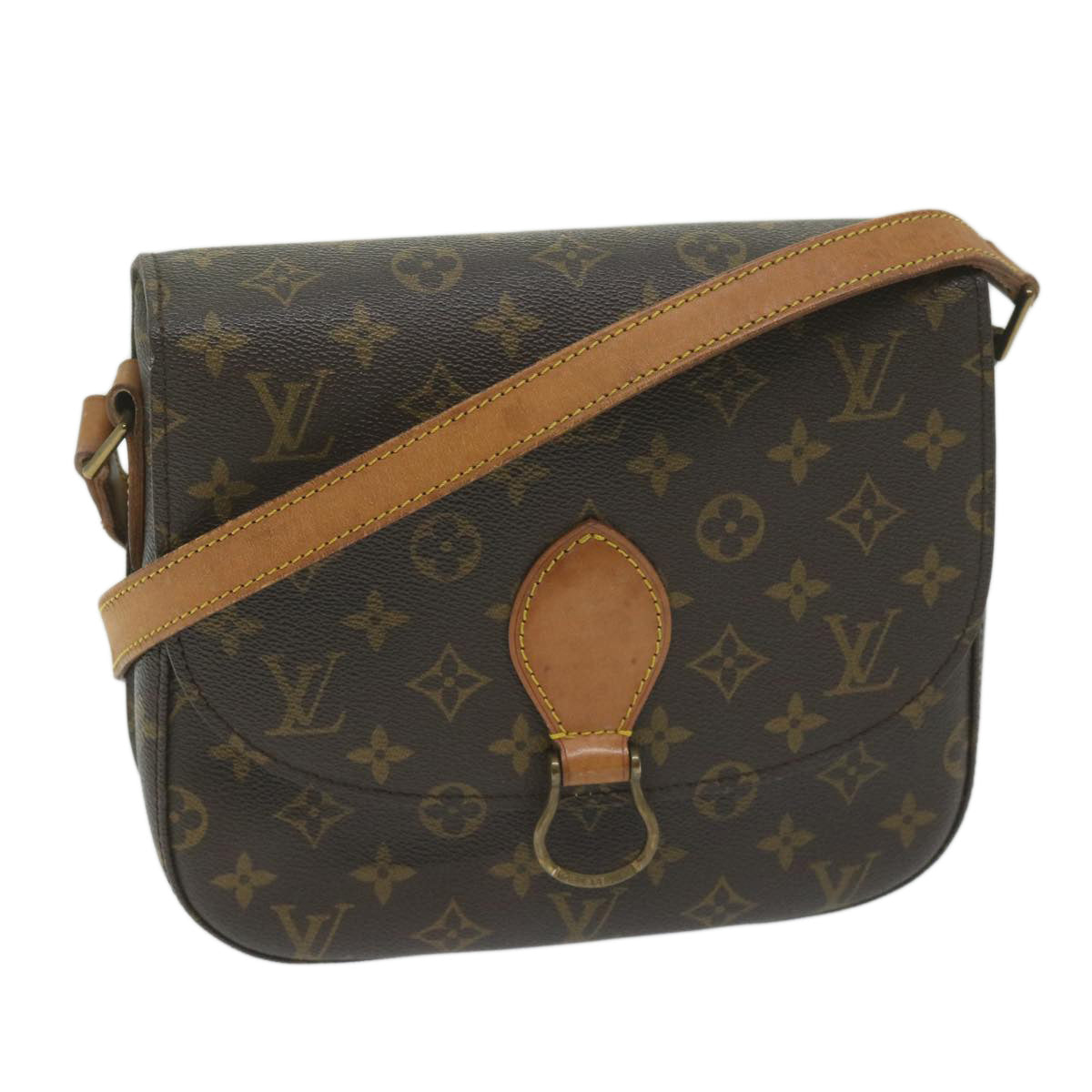 LOUIS VUITTON Monogram Saint Cloud GM Shoulder Bag M51242 LV Auth ki4011