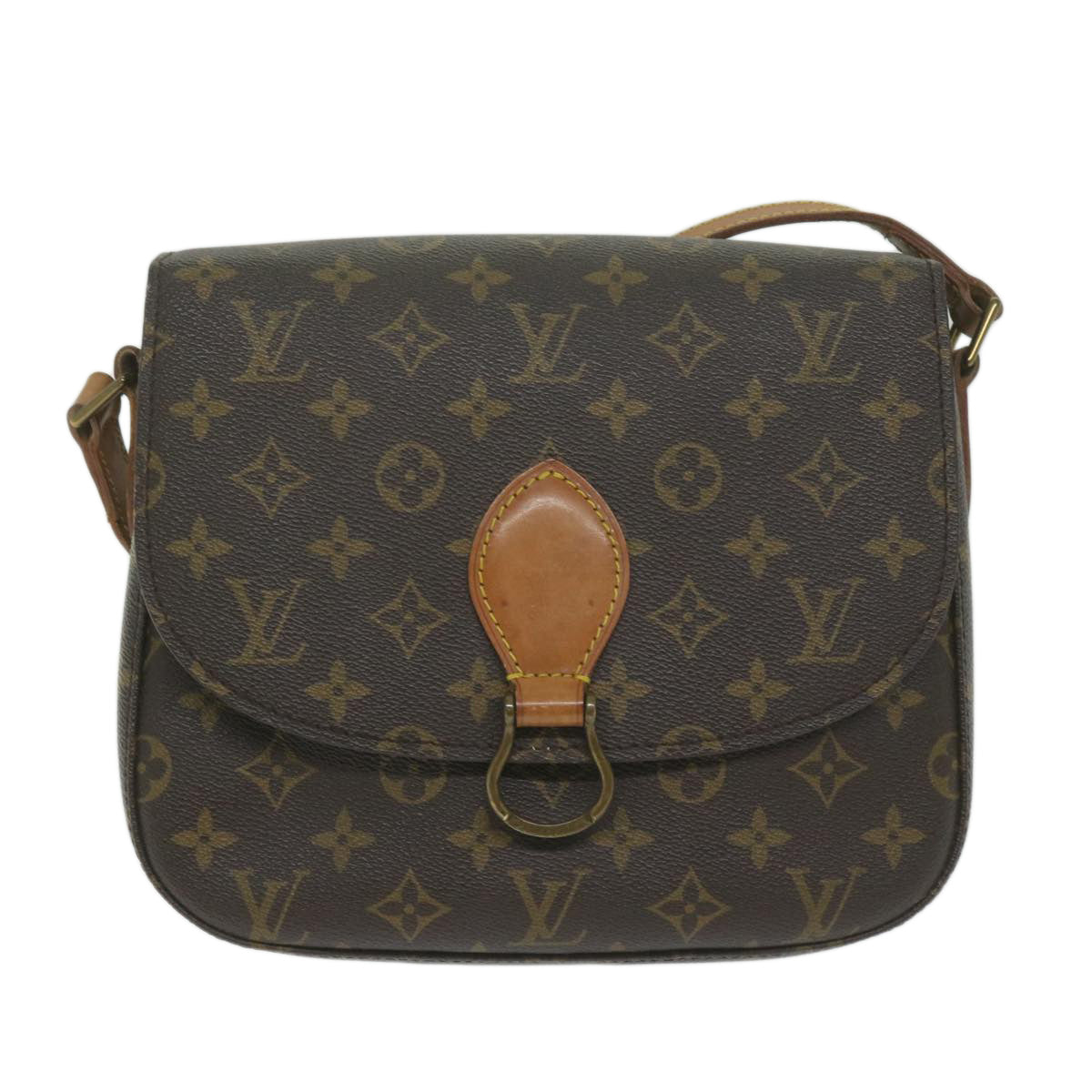 LOUIS VUITTON Monogram Saint Cloud GM Shoulder Bag M51242 LV Auth ki4011