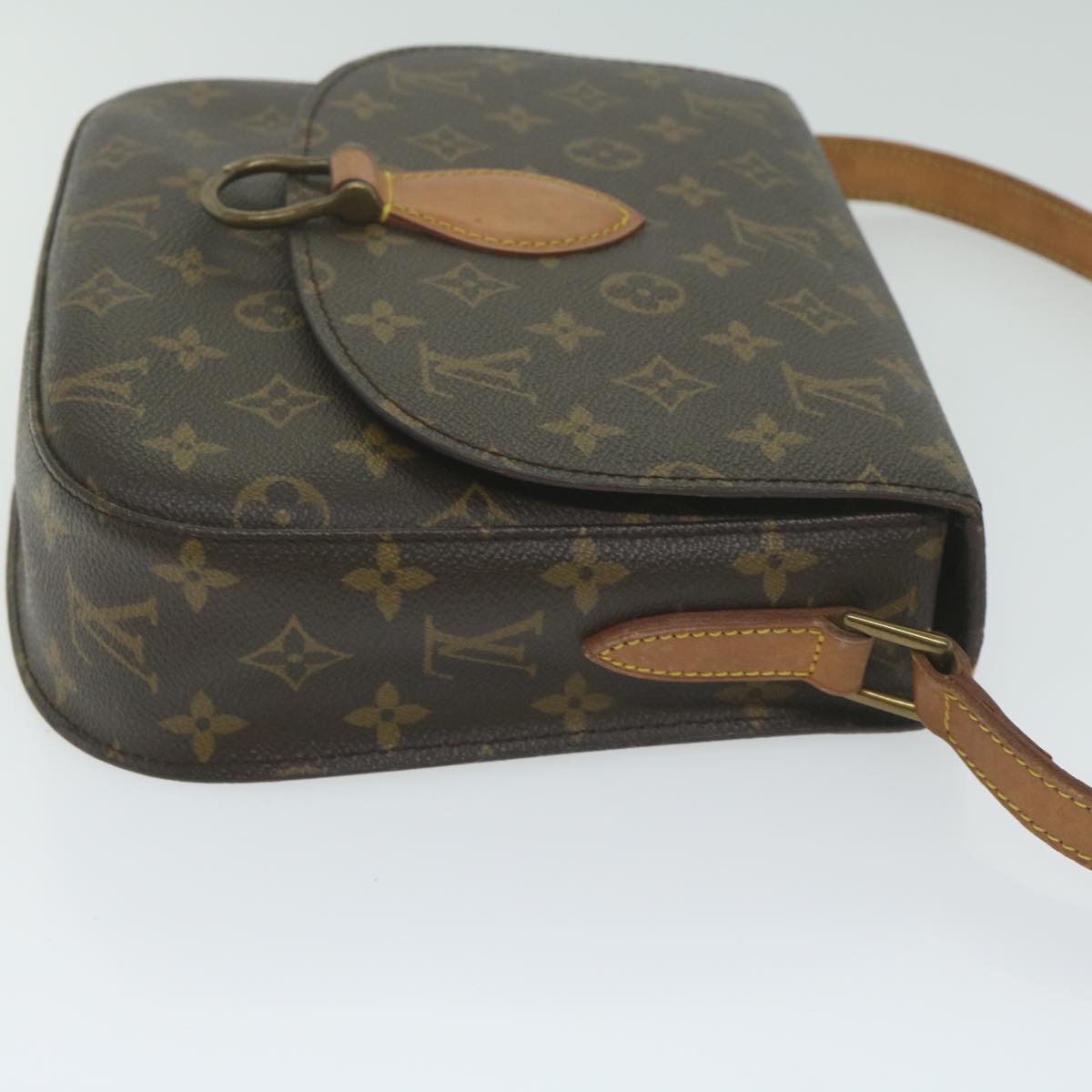 LOUIS VUITTON Monogram Saint Cloud GM Shoulder Bag M51242 LV Auth ki4011