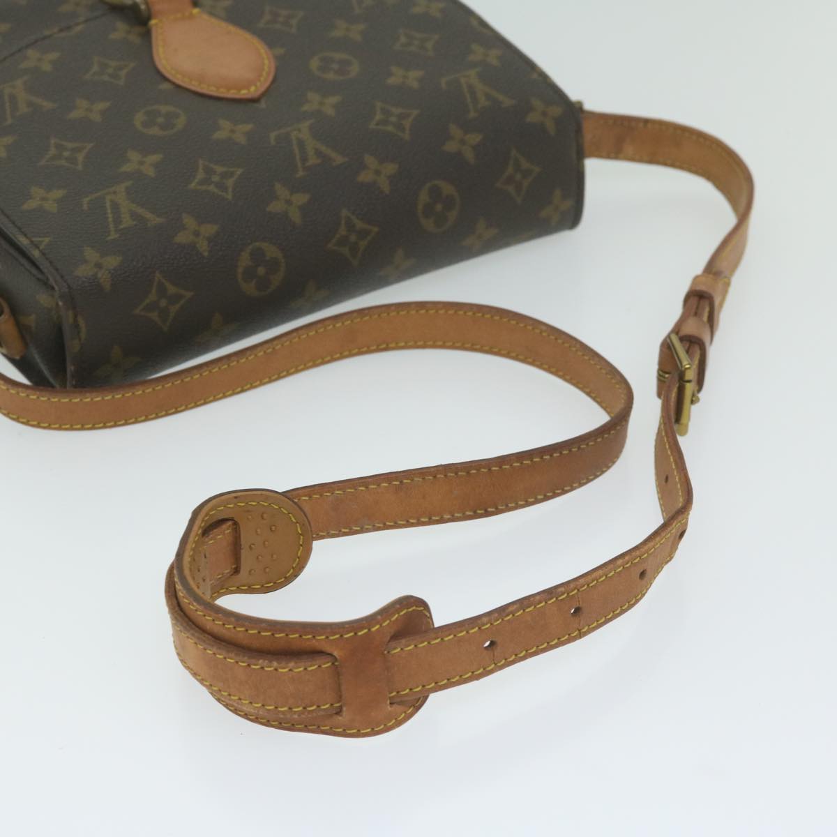 LOUIS VUITTON Monogram Saint Cloud GM Shoulder Bag M51242 LV Auth ki4011