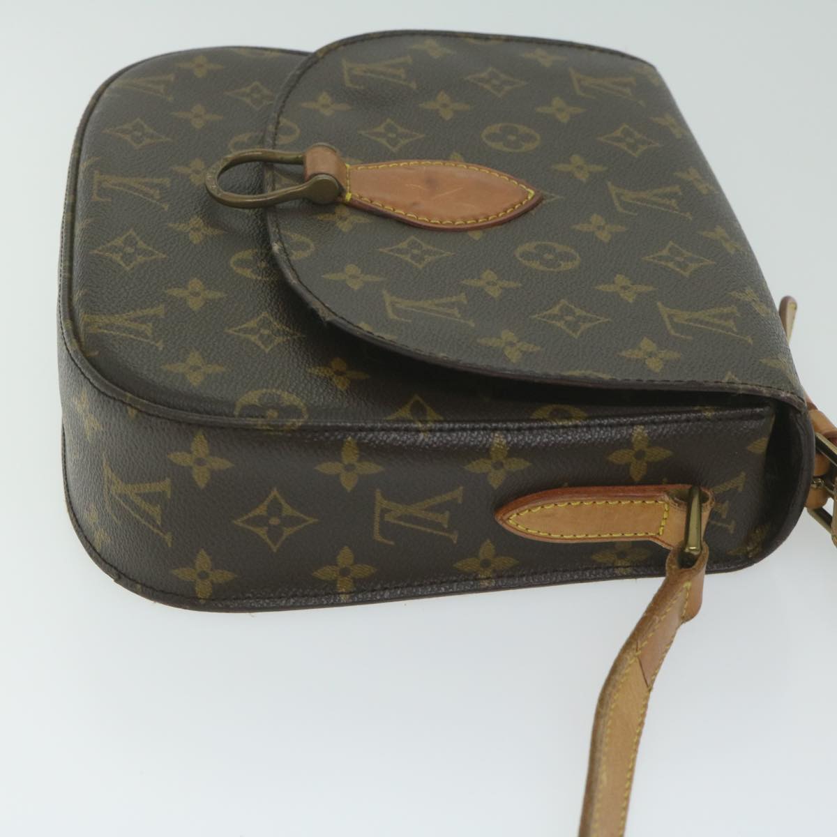 LOUIS VUITTON Monogram Saint Cloud GM Shoulder Bag M51242 LV Auth ki4012