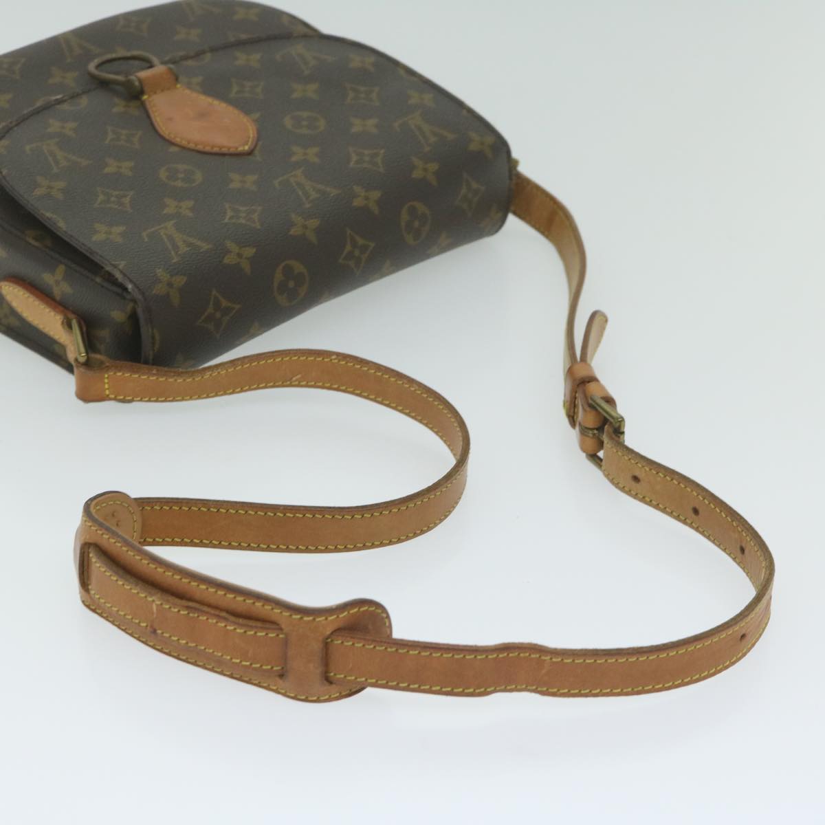 LOUIS VUITTON Monogram Saint Cloud GM Shoulder Bag M51242 LV Auth ki4012