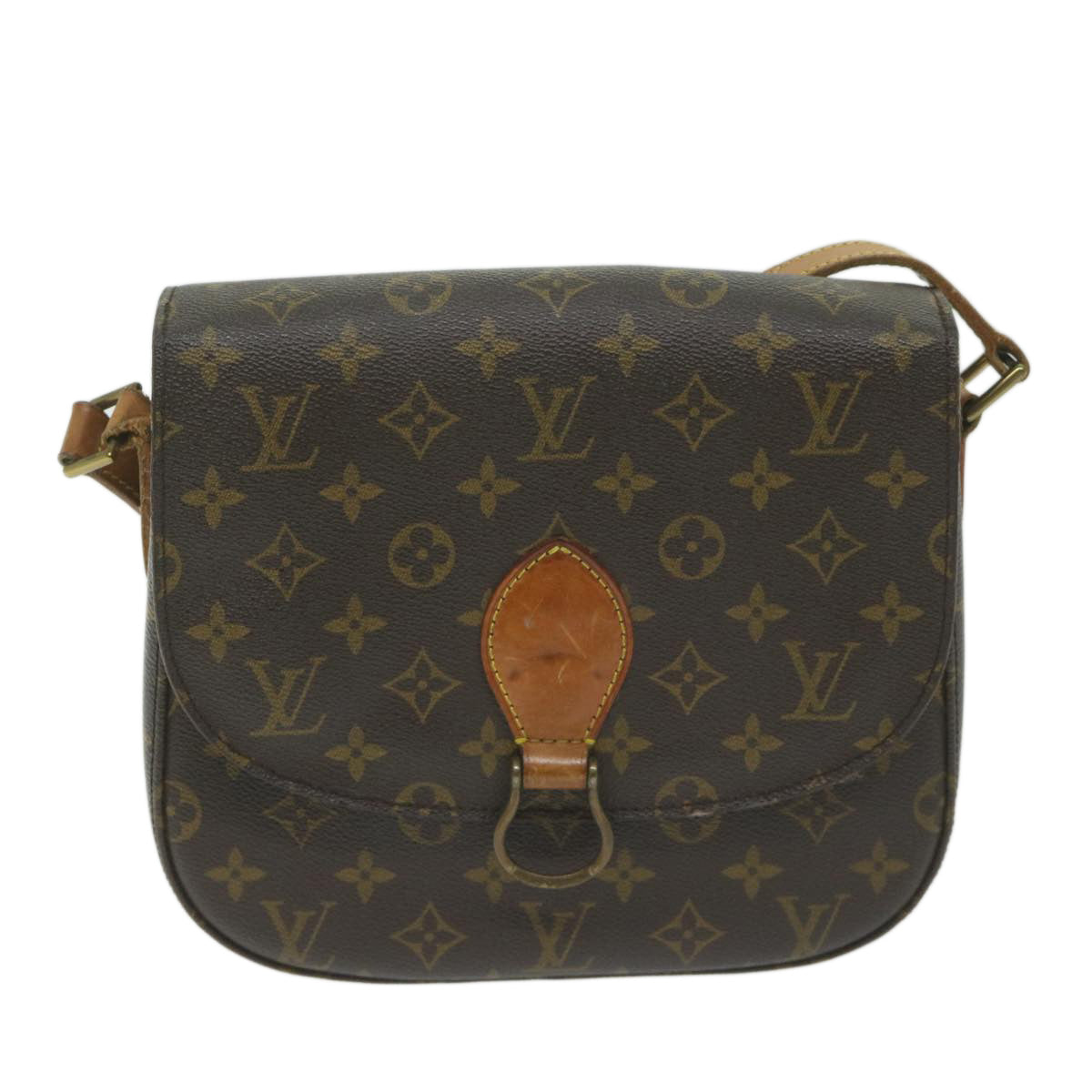 LOUIS VUITTON Monogram Saint Cloud GM Shoulder Bag M51242 LV Auth ki4012