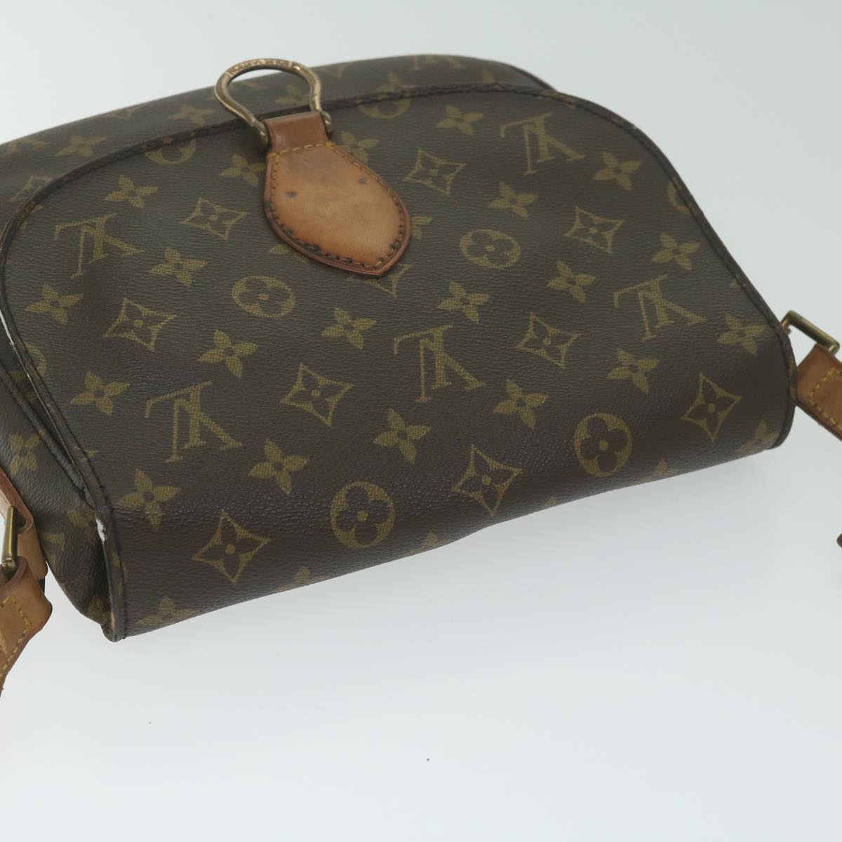 LOUIS VUITTON Monogram Saint Cloud GM Shoulder Bag M51242 LV Auth ki4022