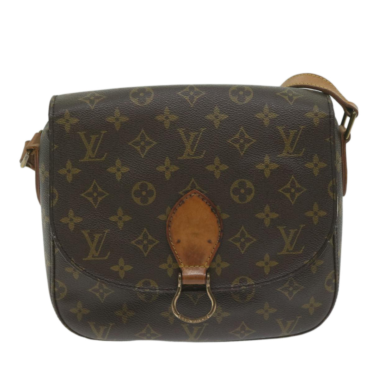 LOUIS VUITTON Monogram Saint Cloud GM Shoulder Bag M51242 LV Auth ki4022