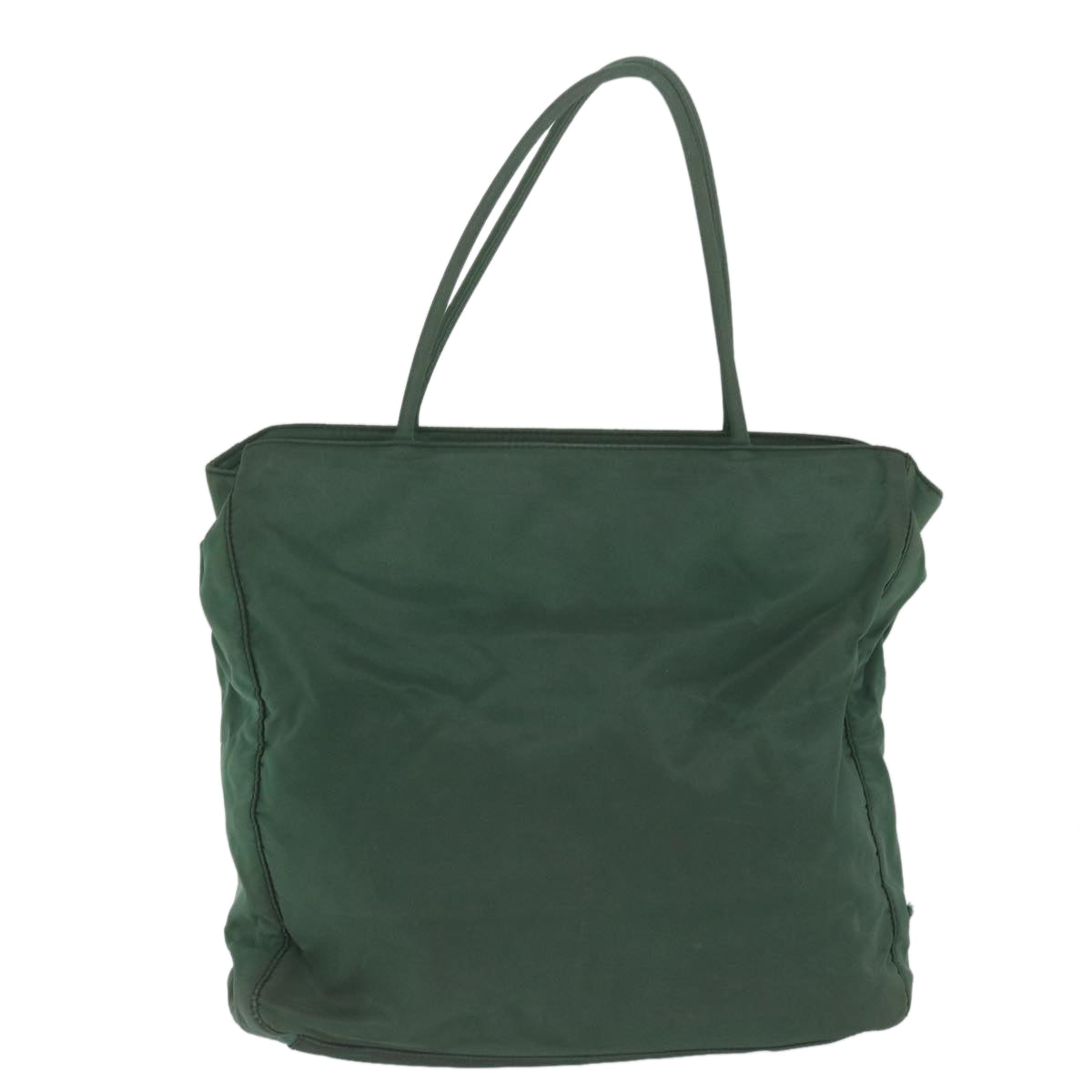 PRADA Tote Bag Nylon Green Auth ki4037 - 0