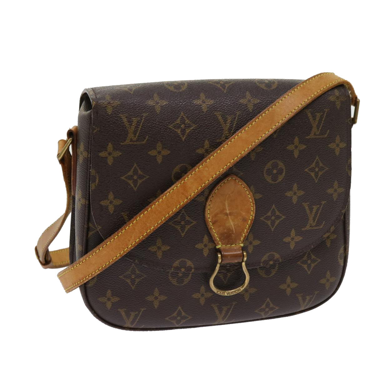 LOUIS VUITTON Monogram Saint Cloud GM Shoulder Bag M51242 LV Auth ki4042