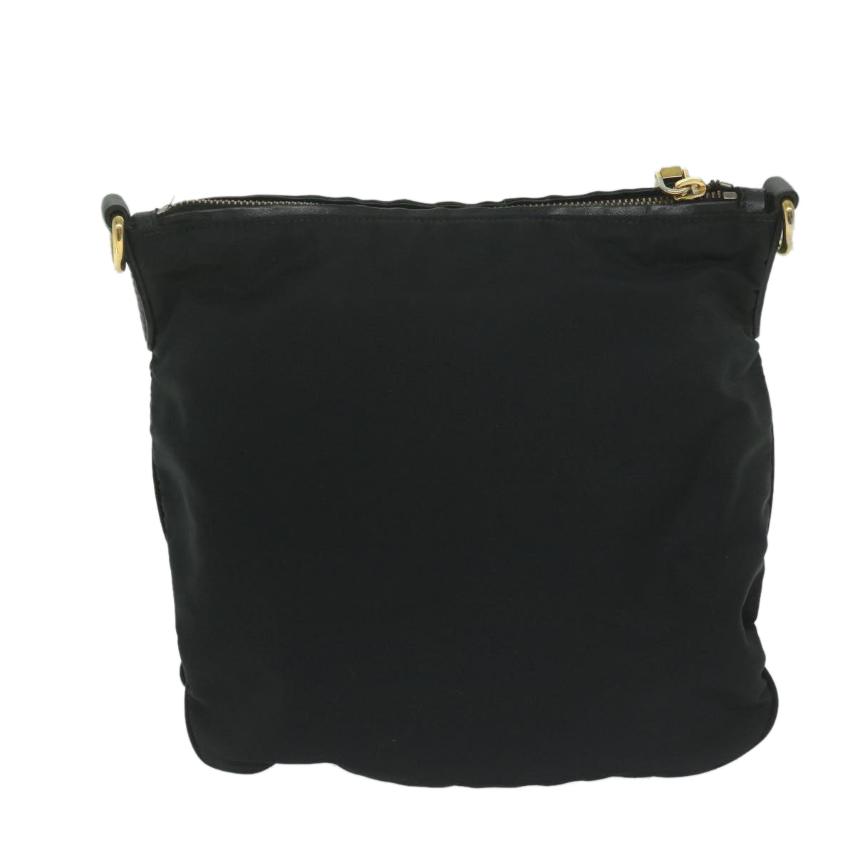PRADA Shoulder Bag Nylon Black Auth ki4045 - 0