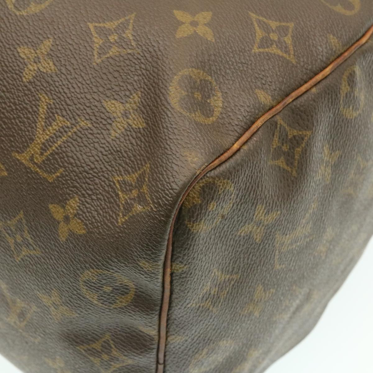 LOUIS VUITTON Monogram Speedy 35 Handbag M41524 LV Auth ki994