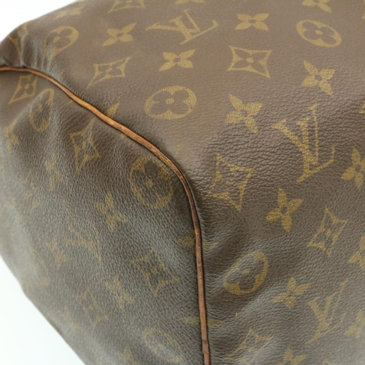 LOUIS VUITTON Monogram Speedy 35 Handbag M41524 LV Auth ki994