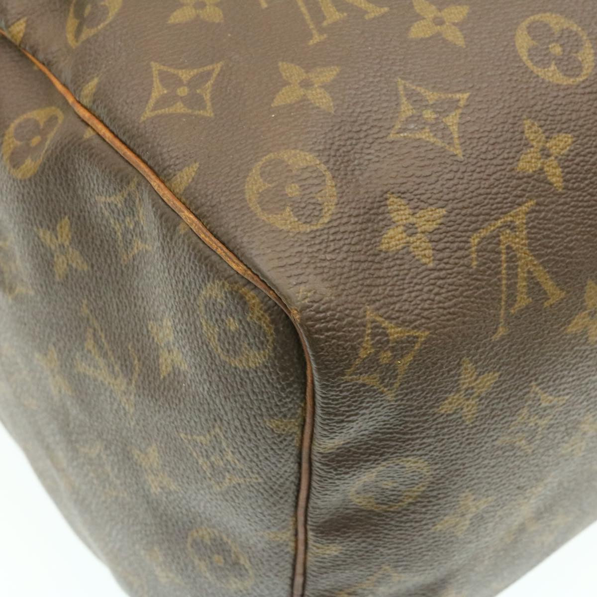 LOUIS VUITTON Monogram Speedy 35 Handbag M41524 LV Auth ki994