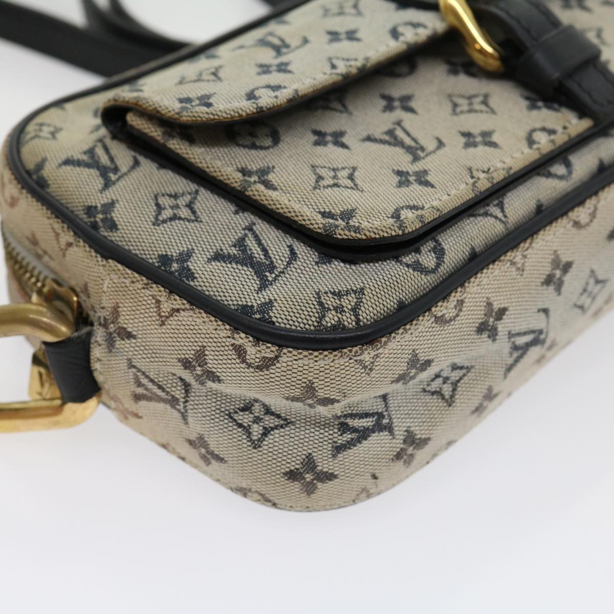 LOUIS VUITTON Monogram Mini Juliet MM Shoulder Bag Navy M92217 LV Auth kk100