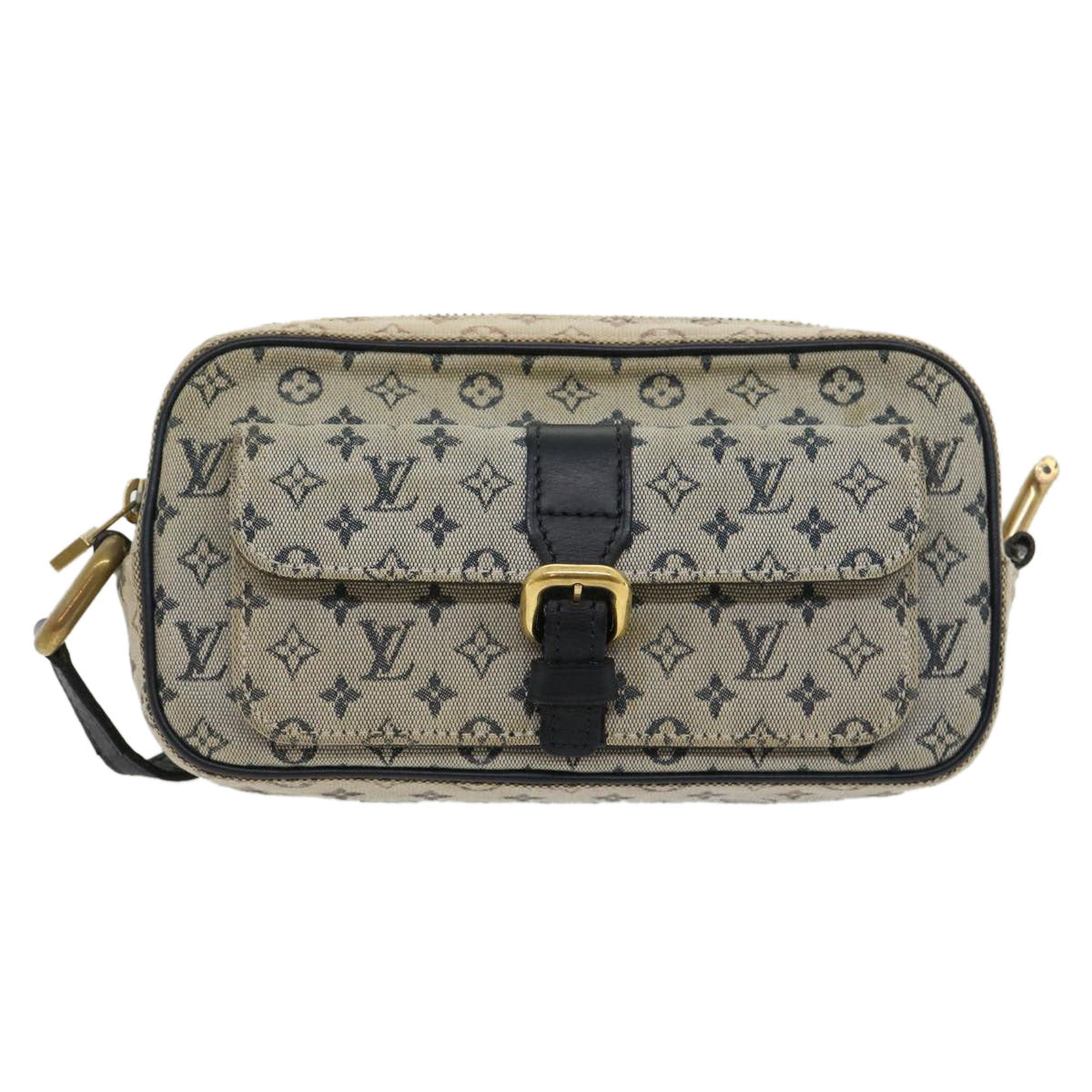 LOUIS VUITTON Monogram Mini Juliet MM Shoulder Bag Navy M92217 LV Auth kk100