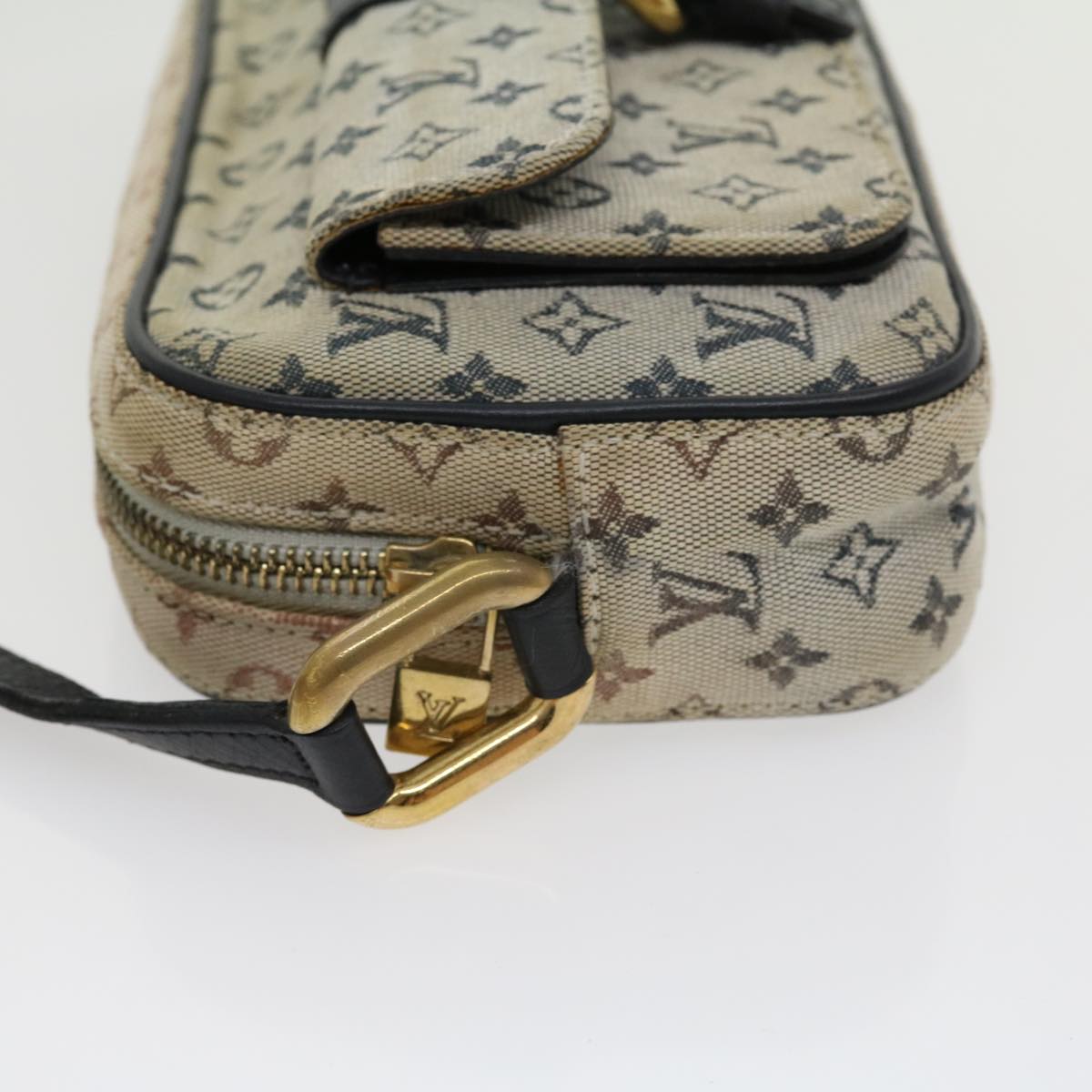 LOUIS VUITTON Monogram Mini Juliet MM Shoulder Bag Navy M92217 LV Auth kk100