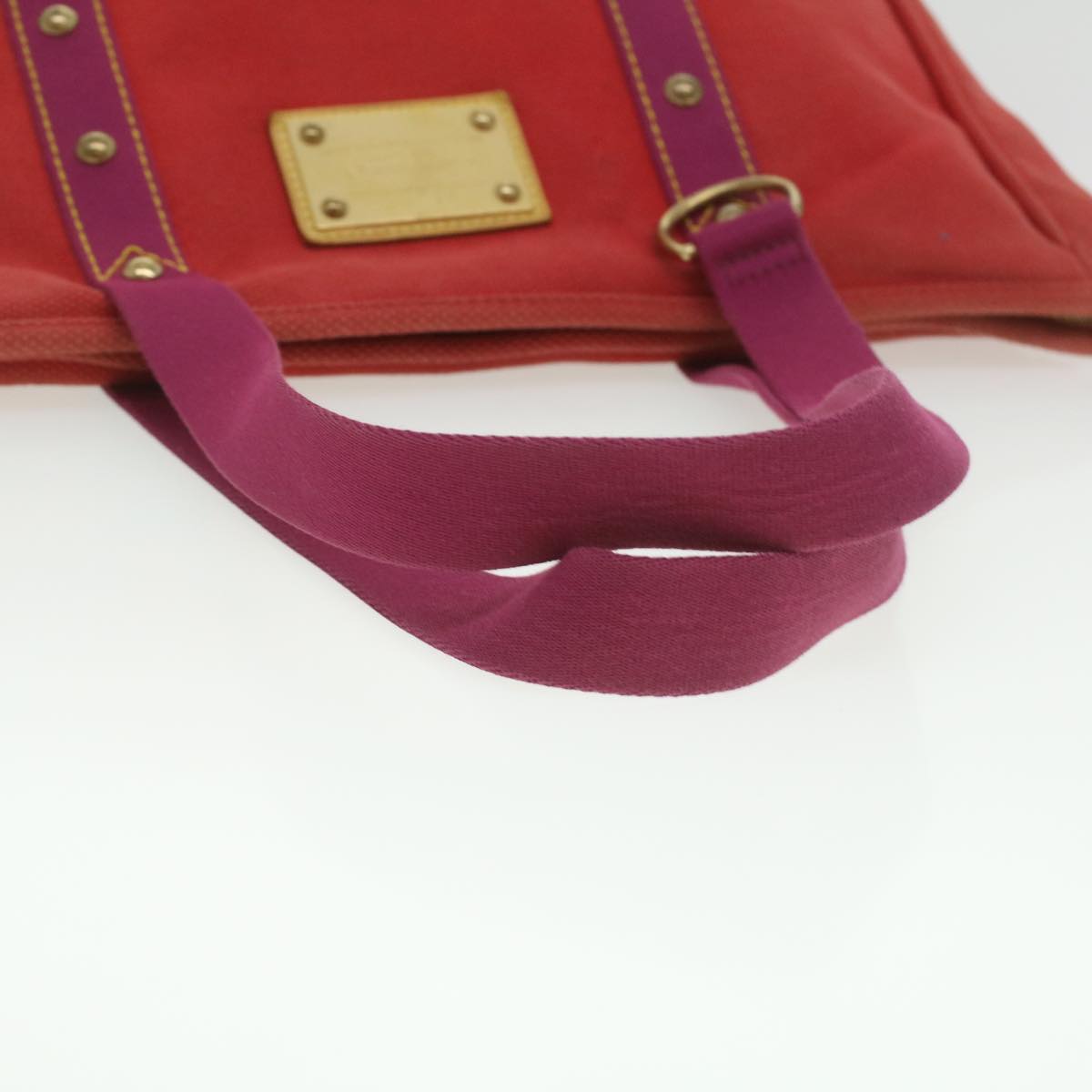 LOUIS VUITTON Antigua Cabas GM Tote Bag Rouge M40031 LV Auth kk158