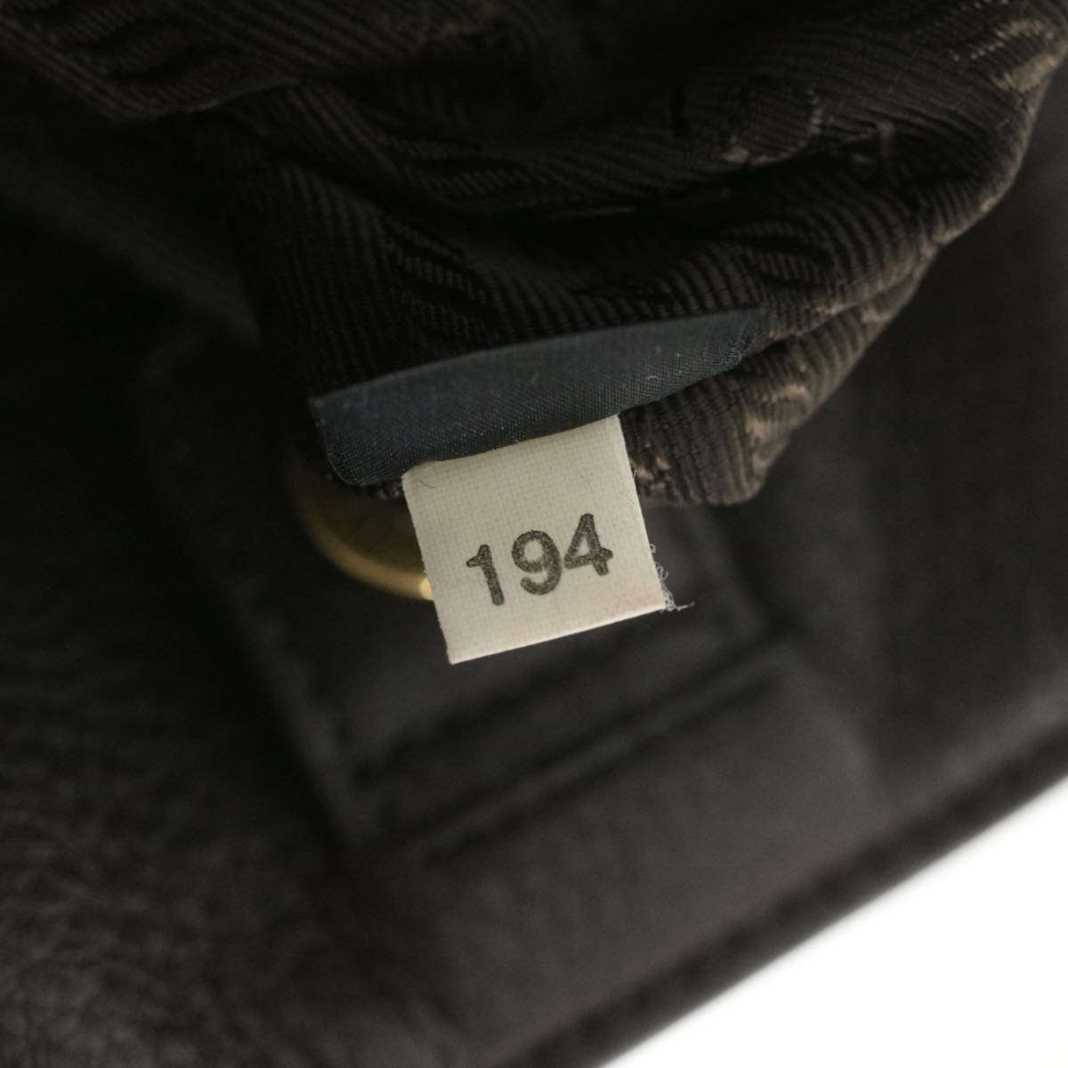 PRADA Hand Bag Nylon 2way Black Auth kk163