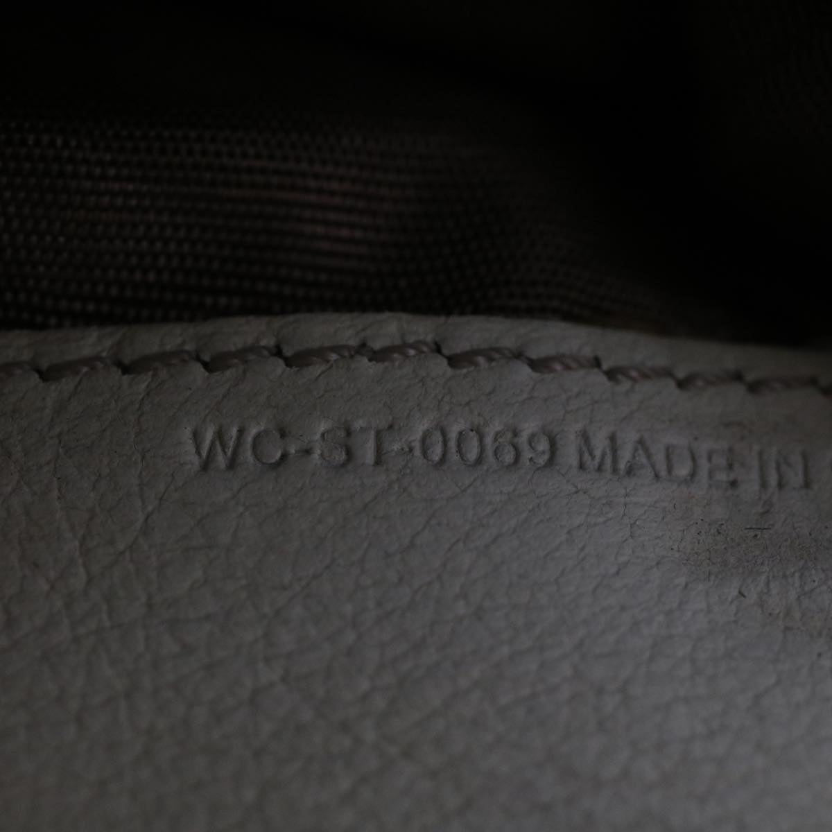 CELINE Macadam Canvas Long Wallet Leather Beige Auth kk176
