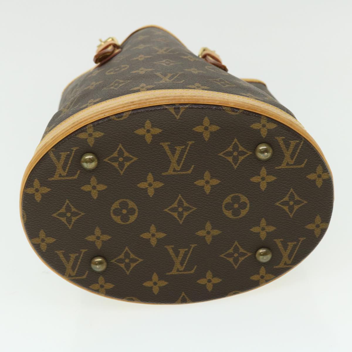 LOUIS VUITTON Monogram Bucket PM Shoulder Bag M42238 LV Auth kk191