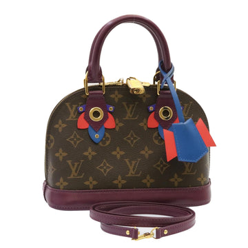 LOUIS VUITTON Monogram Totem Alma BB Hand Bag 2Way M41660 LV Auth knn001
