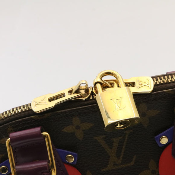 LOUIS VUITTON Monogram Totem Alma BB Hand Bag 2Way M41660 LV Auth knn001