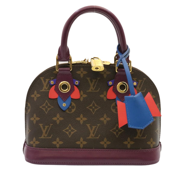 LOUIS VUITTON Monogram Totem Alma BB Hand Bag 2Way M41660 LV Auth knn001