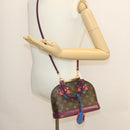 LOUIS VUITTON Monogram Totem Alma BB Hand Bag 2Way M41660 LV Auth knn001-23