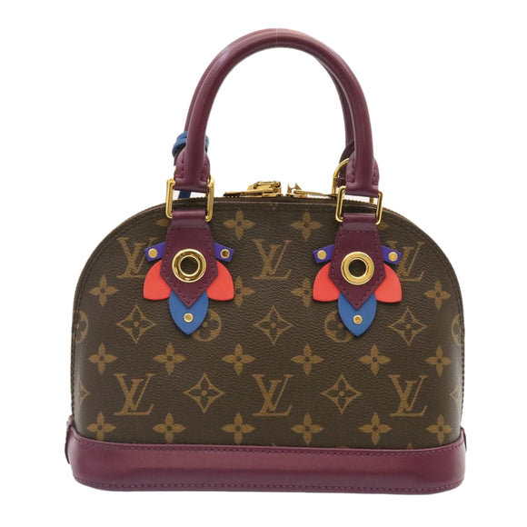 LOUIS VUITTON Monogram Totem Alma BB Hand Bag 2Way M41660 LV Auth knn001