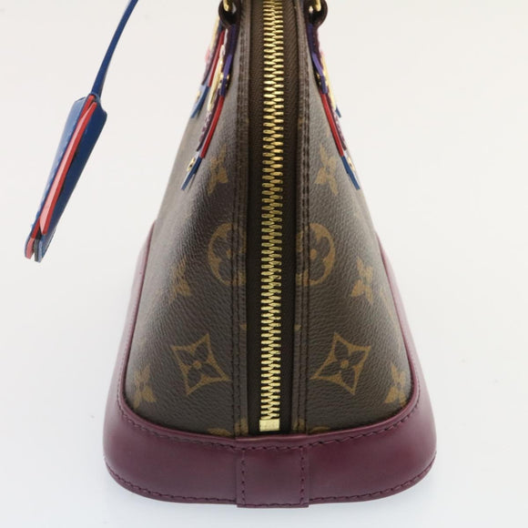 LOUIS VUITTON Monogram Totem Alma BB Hand Bag 2Way M41660 LV Auth knn001