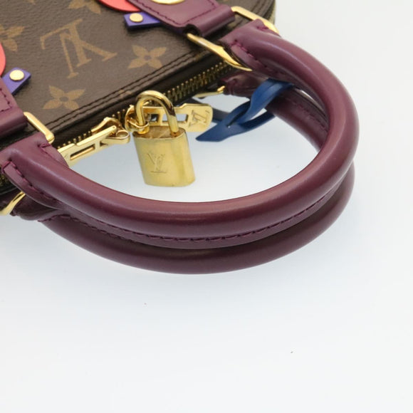 LOUIS VUITTON Monogram Totem Alma BB Hand Bag 2Way M41660 LV Auth knn001