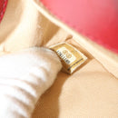 CHANEL Boy Chanel Matelasse Chain Flap Shoulder Bag Leather Red CC Auth knn010-12