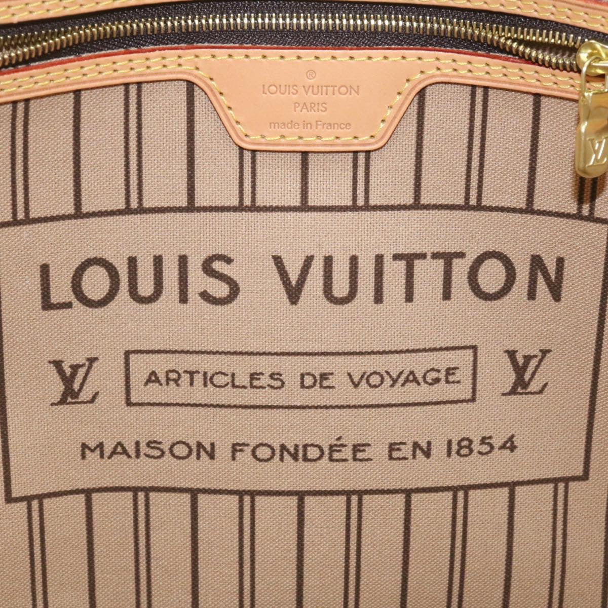 LOUIS VUITTON Monogram Game On Neverfull MM Tote Bag M57452 LV Auth knn013