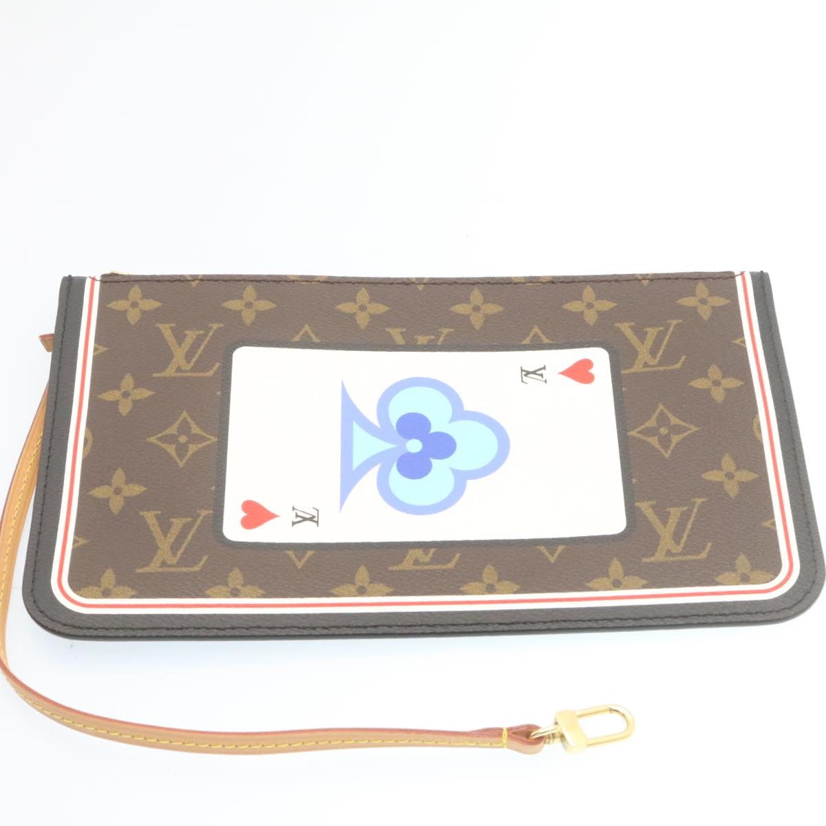 LOUIS VUITTON Monogram Game On Neverfull MM Tote Bag M57452 LV Auth knn013