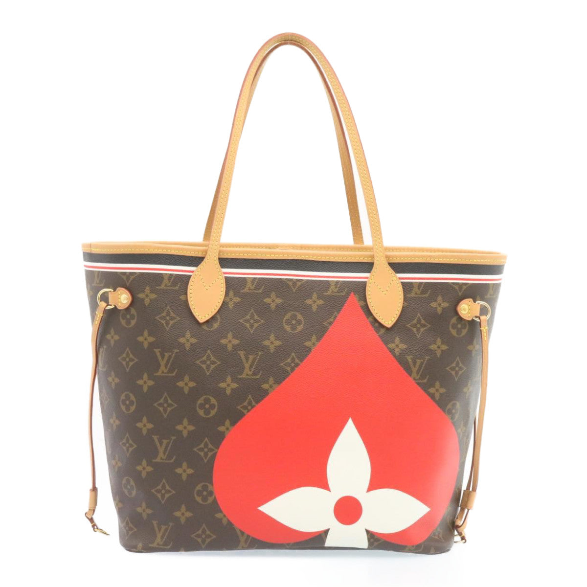 LOUIS VUITTON Monogram Game On Neverfull MM Tote Bag M57452 LV Auth knn013